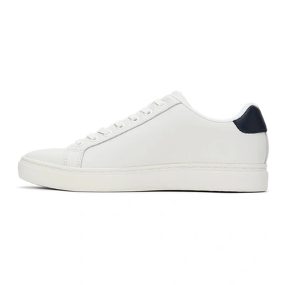 Shop Ps By Paul Smith White Zebra Rex Low Sneakers In 1 White