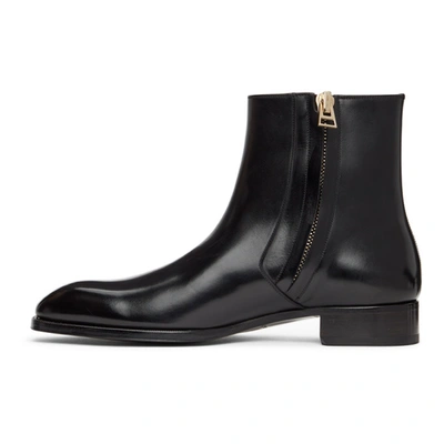 Shop Tom Ford Black Elkan Boots In U9000 Black