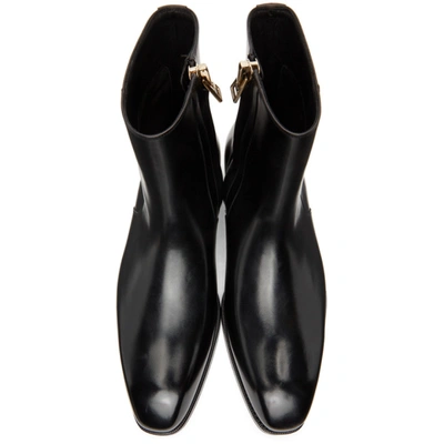 Shop Tom Ford Black Elkan Boots In U9000 Black