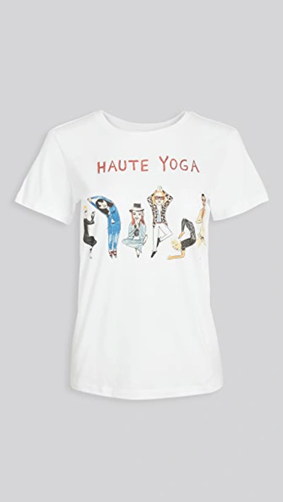 Shop Unfortunate Portrait Haute Yoga Tee In White