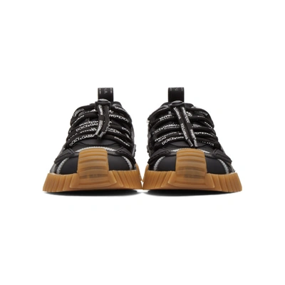 Shop Dolce & Gabbana Black Ns1 Sneakers In 8b956 Black/black
