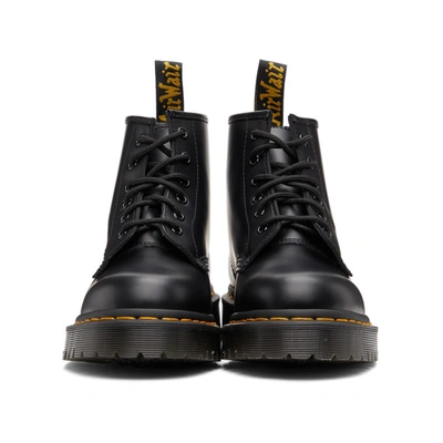 Shop Dr. Martens' Black 101 Bex Boots In Black Smooth