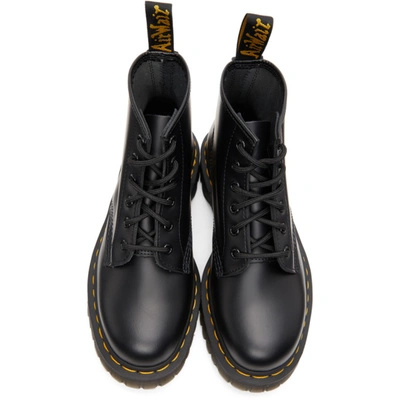 Shop Dr. Martens' Black 101 Bex Boots In Black Smooth