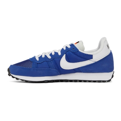 Shop Nike Blue & White Challenger Og Sneakers In Racer Blue/white-bla