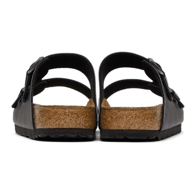 Shop Birkenstock Black Birko-flor Arizona Sandals