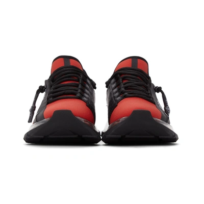 Shop Givenchy Red Spectre Zip Low Sneakers In 600 Red