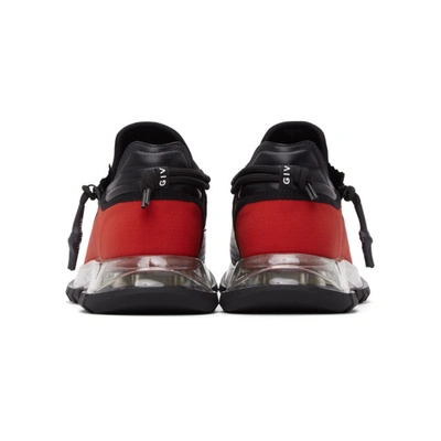 Shop Givenchy Red Spectre Zip Low Sneakers In 600 Red