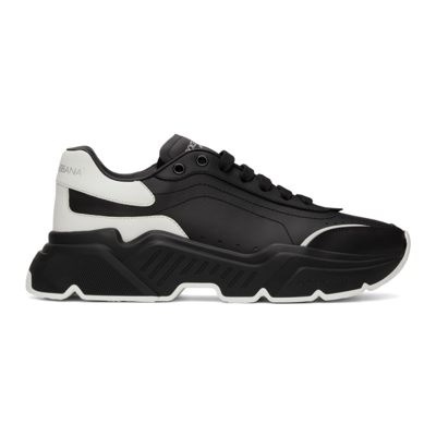 Shop Dolce & Gabbana Black & White Daymaster Sneakers In 89690 Nero/bianco