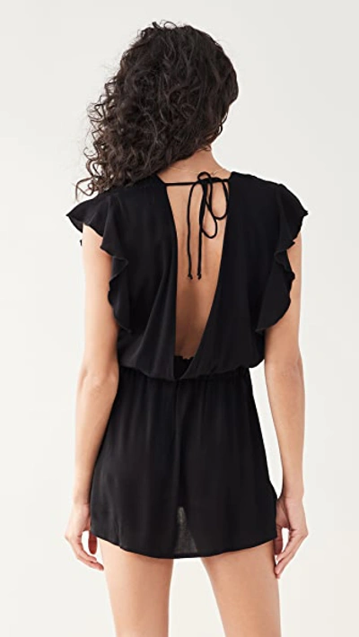 Shop Solido Ruffle Cover Up Midnight