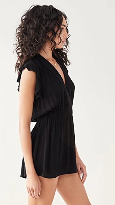 Shop Solido Ruffle Cover Up Midnight