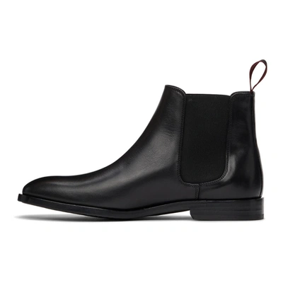 Shop Ps By Paul Smith Black Leather Gerald Chelsea Boots In 79 Black