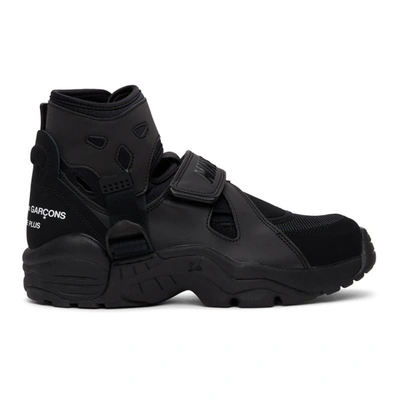 Comme Des Garçons Homme Plus X Nike Air Carnivore Sneakers In Black