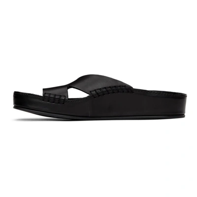 Kenzo Black Opanka Sandals | ModeSens
