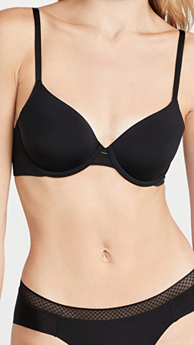 Shop Calvin Klein Underwear Perfectly Fit Flex Lightly Lined Bra Black