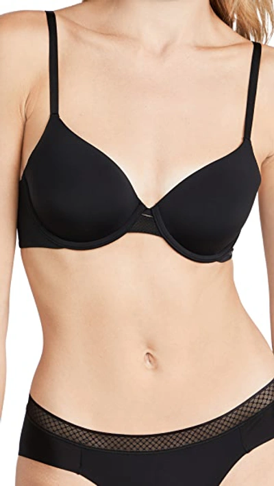 Shop Calvin Klein Underwear Perfectly Fit Flex Lightly Lined Bra Black