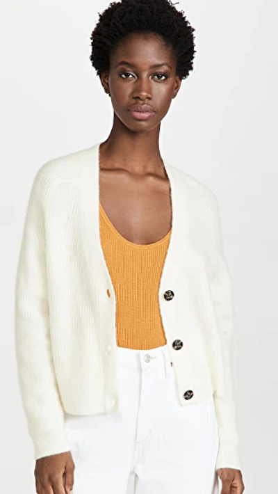 Shop Ganni Soft Wool Knit Cardigan