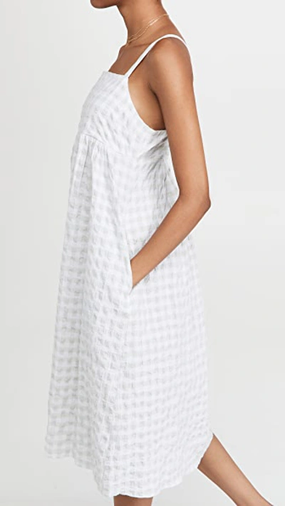 Shop Madewell Cami Babydoll Midi Dress In Gingham