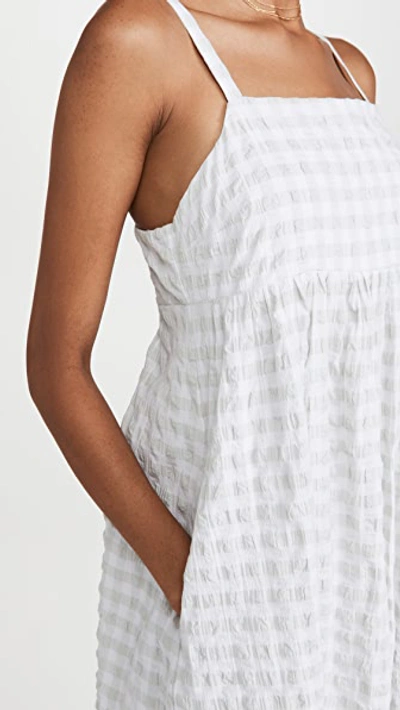 Shop Madewell Cami Babydoll Midi Dress In Gingham