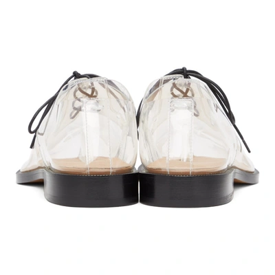 Shop Maison Margiela Transparent Tabi Loafers In H7057 Trasparent