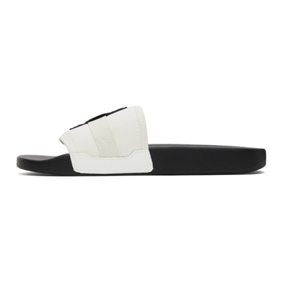 Shop Mcq By Alexander Mcqueen White Infinity Slides In 9000 White