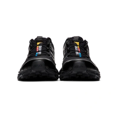 Shop Salomon Black Limited Edition Xt-6 Adv Sneakers In Black/ Black/ Phanto