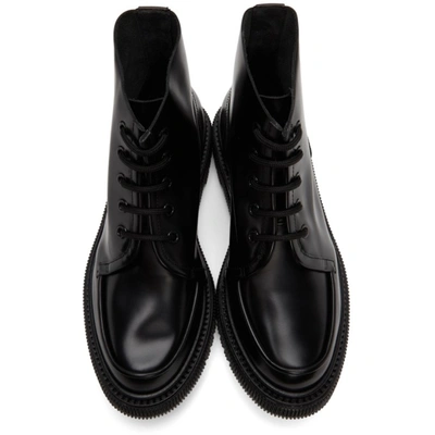 Shop Adieu Black Type 164 Boots In Black/big B