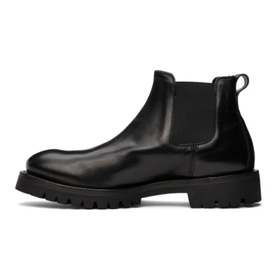 Shop Officine Creative Black Issey 1 Chelsea Boots In 1000 Nero