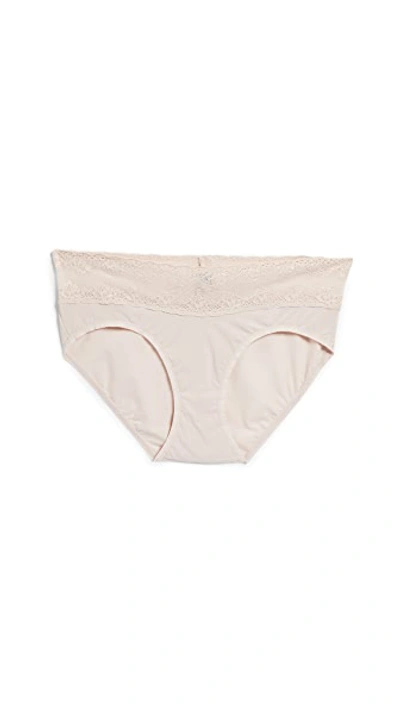 Shop Natori Bliss Perfection Maternity Bikini Briefs In Cameo Rose