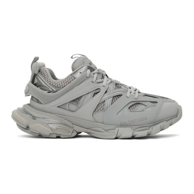 Shop Balenciaga Grey Track Sneakers In 1203  Gre