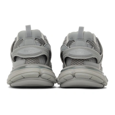 Shop Balenciaga Grey Track Sneakers In 1203  Gre