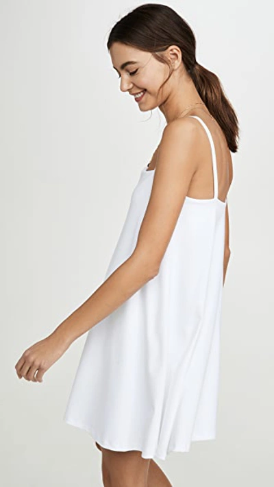 Susana Monaco Flared V-wire Tank Dress In Sugar