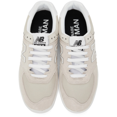 Shop Junya Watanabe Beige New Balance Edition Am574 Sneakers In 1 Beige