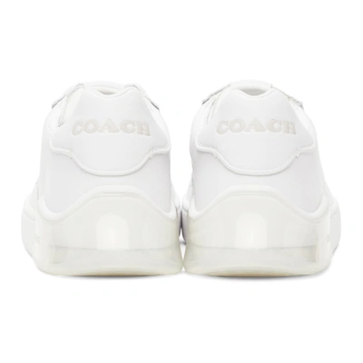 Shop Coach White Citysole Court Sneakers In Optic White
