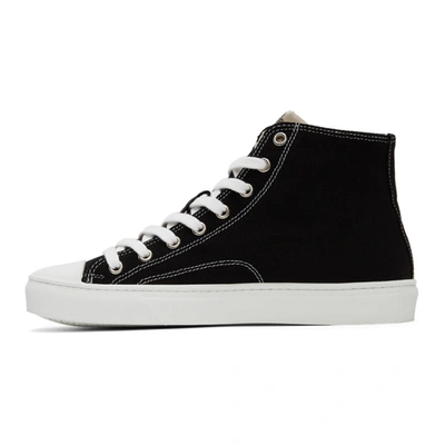 Shop Vivienne Westwood Black Plimsoll High Sneakers In 11600-n401