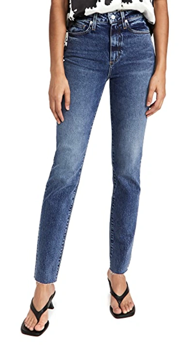 Shop Le Jean High Rise Lara Slim Jeans