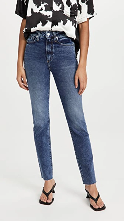 Shop Le Jean High Rise Lara Slim Jeans