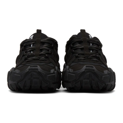 Shop Acne Studios Black Lace-up Sneakers In Black/black