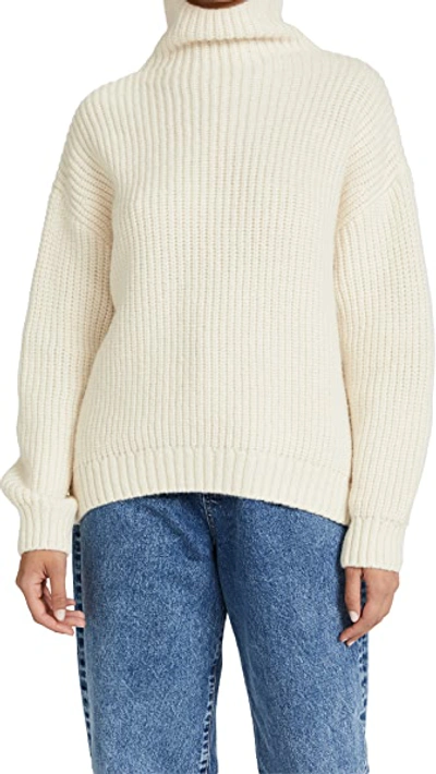 Shop Anine Bing Sydney Sweater Ivory