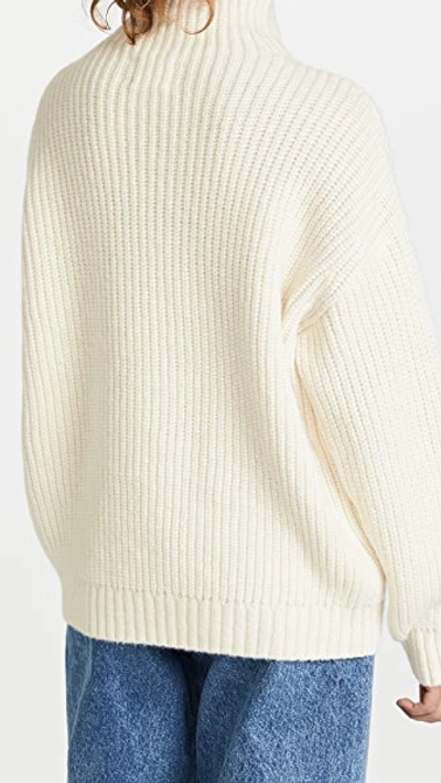 Shop Anine Bing Sydney Sweater Ivory