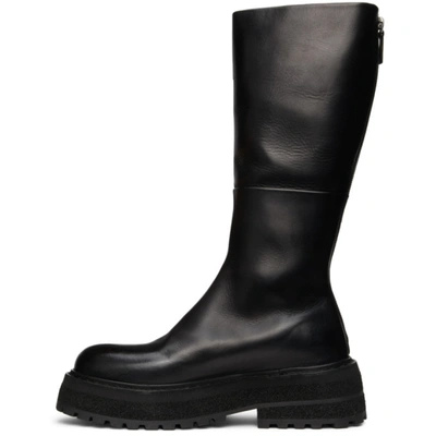 Shop Marsèll Black Carretta Zip-up Boots