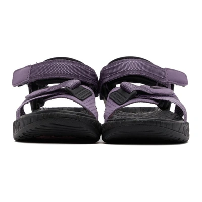 Shop Nike Purple Acg Air Deschutz+ Sandals In Amethyst Smoke/black