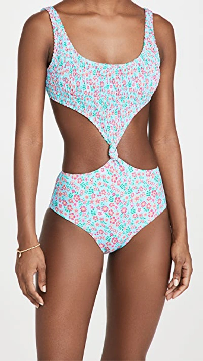 Shop Solid & Striped The Bailey One Piece Swimsuit In Ditsy Floral