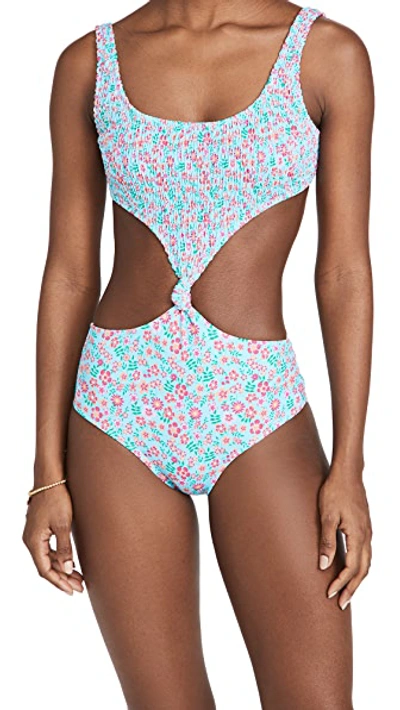 Solid & Striped Bailey One-piece In Ditsy Floral