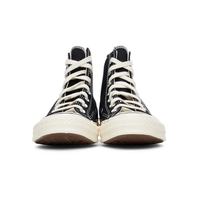 Shop Converse Black Chuck 70 Hi Sneakers In Black/black/egret