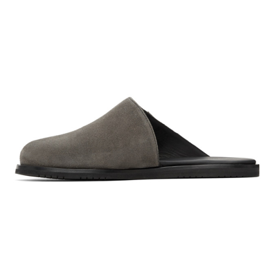 Shop A-cold-wall* Grey Mies Slip-on Loafers In Black