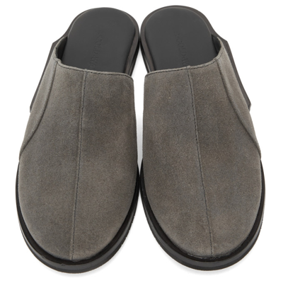 Shop A-cold-wall* Grey Mies Slip-on Loafers In Black