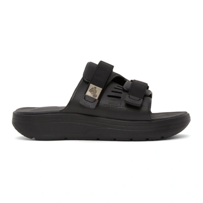 Shop Suicoke Black Urich Sandals