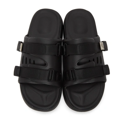 Shop Suicoke Black Urich Sandals