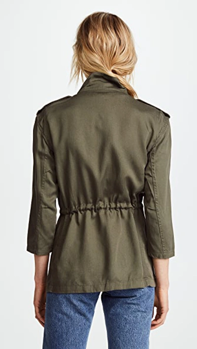 Shop Dl 1961 Beekman Military Jacket In Military Green
