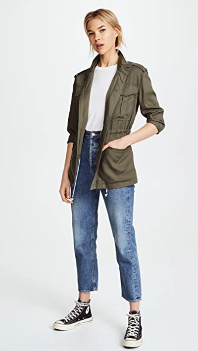 Shop Dl 1961 Beekman Military Jacket In Military Green
